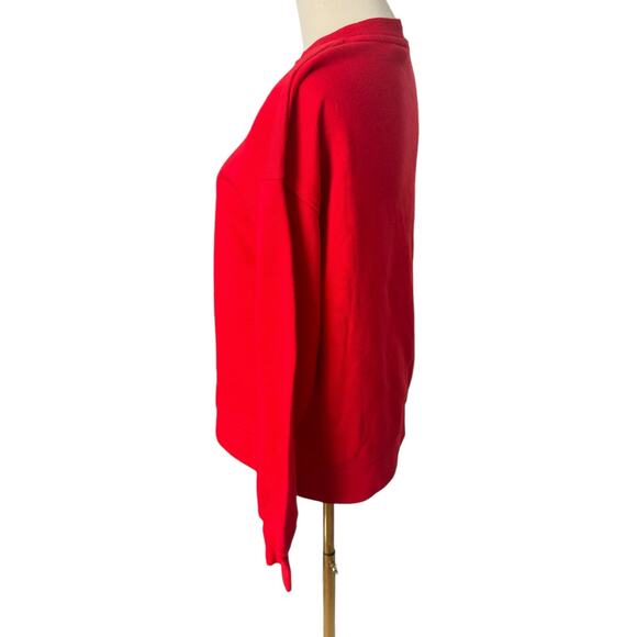 Disney Authentic Minnie Mouse Vintage Graphic Crewneck Sweatshirt Red Streetwear - Picture 5 of 12